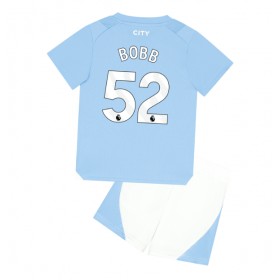 Manchester City Oscar Bobb #52 Heimtrikot 2023-24 Kurzarm (+ kurze hosen)